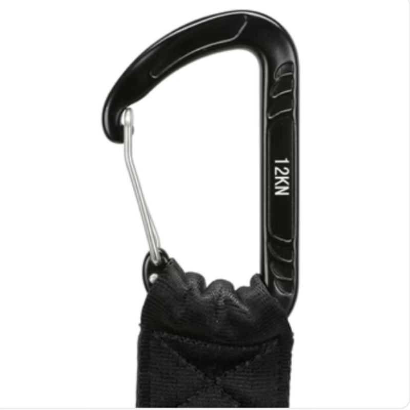 Sicherheitsgurtschlaufe Universal Mit Karabinerhaken Schwarz 30X3.8 CM - myfurryfriends.de